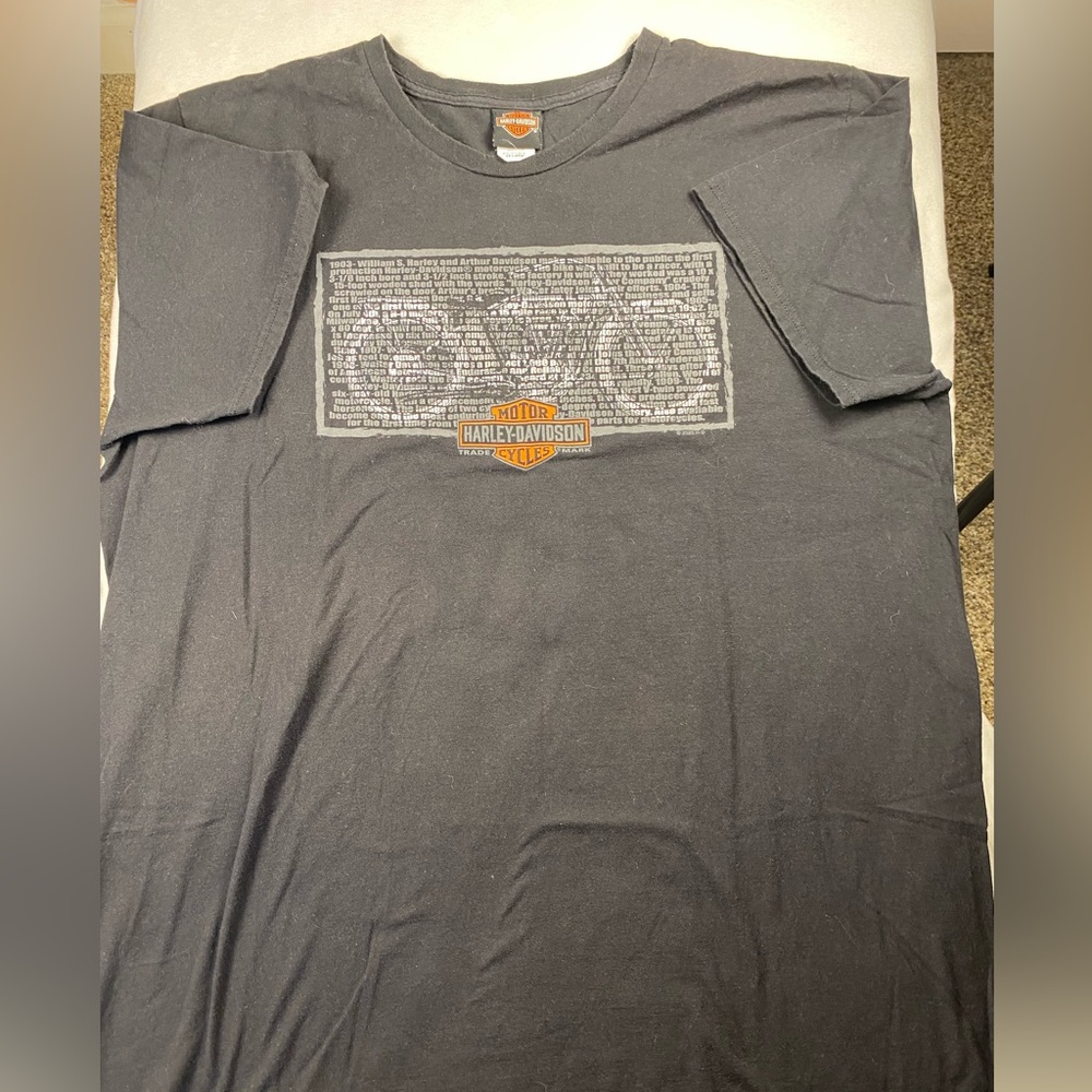 Harley Davidson Of Jamestown NY Men’s 2XL Tee Shirt Black